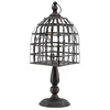 CAGE À OISEAUX PRISONNIER DÉCO MÉTAL 51CM NOIR