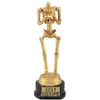 Chaks 13677, Statuette Trophée Squelette Halloween plastique doré 18 c...