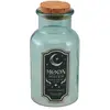 CHAKS FLACON VERRE POTION EAU DE LUNE 6.5X13.5CM VERT