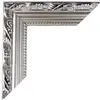 CADRE BOIS ARGENT MOULURE 57 X 67 CM  Argent