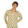 CHAKS Foute Hawaii blouse ananas verkleed shirt/kostuum voor heren - Carnavalskleding verkleedoutfit L