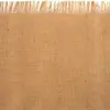 Chaks Jute tafelloper - 29 x 500 cm - beige - met franjes - Thema anti...