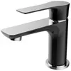 Robinet mitigeur lavabo ESSEBAGNO Lover - Chromé et Noir - Monotrou - ...