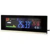FISHTEC Station Météo Panoramique - Ecran LCD Couleurs animées - Radiopilotée - Capteur Extérieur