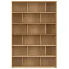 Bibliothèque design en bois massif - Miliboo - EPURE - L140 cm - Marro...