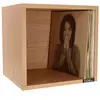 Meuble Enova Hifi Vinyle Box 120wh pour 120 vinyles Blanc