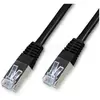 Goobay 95478 CAT 6 Câble de Liaison, S/FTP (PiMF), Noir, 1 m Longueur