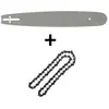 GT GARDEN Guide 16 pouces (40 cm) avec chaîne 66 maillons pour tronçonneuse