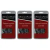 GT MARKET Lot de 3 chaînes 325', 1.5 mm, 72 maillons - Compatible tronçonneuses HUSQVARNA