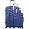 Set de 3 valises - HERO - LAGOS - 4 roues - Marine