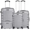 SWISS KOPPER Set de 4 valises - BLUESTAR - LIMA-C - 4 roues - Gris