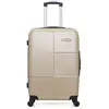 Valise rigide BLUESTAR MIAMI - 65 cm - 4 roues multidirectionnelles - Beige