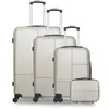 Set de 4 valises - HERO - CORONADO-C - 4 roues - Beige