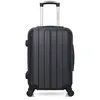 Valise Cabine NAPOLI 55 cm 4 Roues - NOIR - BLUESTAR 55x35x21cm