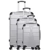 BLUESTAR - Set de 3 Valises OTTAWA 75 cm 4 Roues - gris