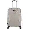 BLUESTAR - Valise Weekend GARIBALDI 65 cm 4 Roues - beige