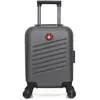 Valise - SWISS KOPPER - ZURICH - 46 cm - Cabine - 4 roues - Taille XXS - Gris foncé