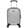 Valise Cabine XXS - WAVE PARIS - Congo - 46 cm - 4 Roues - Gris
