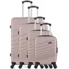 Set De 4 Valises Tigre-M - WAVE PARIS - Rose Dore - 75 cm - 4 Roues