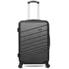 Valise - WAVE PARIS - TIGRE - Grand format - 4 roues - 75 cm - Gris foncé