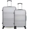 Lot de 2 - Valise grand format et valise weekend UTAH - gris - HERO
