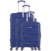 Set de 3 valises - OBAGO - CENTAURE - 4 roues - Marine