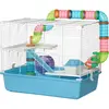 PawHut Cage à hamster rat rongeur 3 niveaux avec tunnel, biberon eau, ...