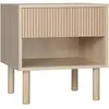 Table de chevet - HOMCOM - Urban Craft - Tiroir coulissant - Niche - B...