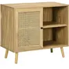 Buffet style bohème - HOMCOM - Meuble de Rangement Buffet - 1 porte - ...