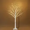 HOMCOM Arbre Lumineux LED - décoration Lumineuse Blanc Chaud - 96 LEDs - Usage intérieur - 150 cm