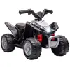Quad électrique enfant - AIYAPLAY - 6 V, vitesse de 2,8 km/h - phares ...