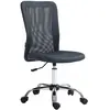 Chaise de bureau Vinsetto ergonomique hauteur réglable piètement chrom...