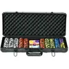 SPORTNOW Mallette pro de poker coffret pro poker 500 jetons 2 jeux car...