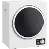 HOMCOM Séchoir linge portable - 850W, 33L - filtrage 2 couches - 5 modes - installation murale ou à poser - blanc