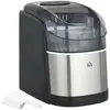 HOMCOM Machine à glaçons 1,7 L - réservoir glace 0,9 Kg - pelle, panier - gris noir