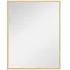 Miroir mural HOMCOM rectangulaire 90 x 70 cm, cadre en bois, idéal pou...