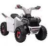 HOMCOM Quad Électrique Enfant V. Max. 2,5 Km/H 6 V Blanc
