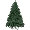 Sapin de Noël artificiel 210 cm - HOMCOM - avec support en métal pliab...