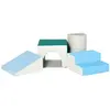 4PCS Module motricité bébé HOMCOM parcours motricité bébé en mousse EP...