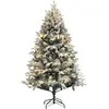 Sapin de Noël Artificiel 180 cm lumineux LED - HOMCOM - 793 Branches e...