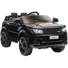 Voiture électrique enfants - HOMCOM - 12 V - double moteurs - suspension à ressort, télécommande 2,4 G - vitesses 3 à 5 km/h - noir