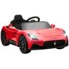 Voiture électrique pour enfants - AIYAPLAY -sous licence Maserati MC20 12V -Télécommande, LED, Musique, Klaxon - 3 à 6 ans - rouge