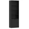 Bibliothèque - HOMCOM - 4 compartiments - meuble de rangement livres -...