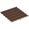 Toile de toit pour pergola - Outsunny - 10 oeillets de drainage - tiss...