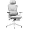 Fauteuil de bureau - HOMCOM - hauteur réglable, dossier inclinable, ap...