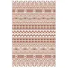 Tapis d'extérieur - Outsunny - réversible - 1,8 x 2,7 m - motif mur gé...