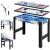 Table de jeux multifonctions 5 en 1 - SPORTNOW - billard, ping-pong, h...