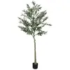 Olivier artificiel 180 cm - HOMCOM - plante artificielle intérieur - d...