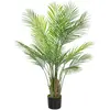 Homcom Plante artificielle intérieure pot en plastique et flocage vert
