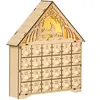 Calendrier de lAvent à remplir - HOMCOM - 24 tiroirs et 5 lumières LED...